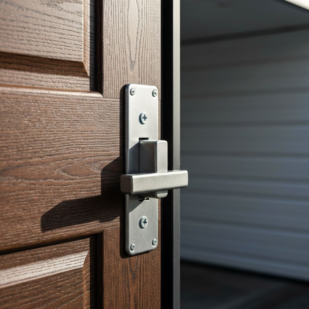 Garage security lock